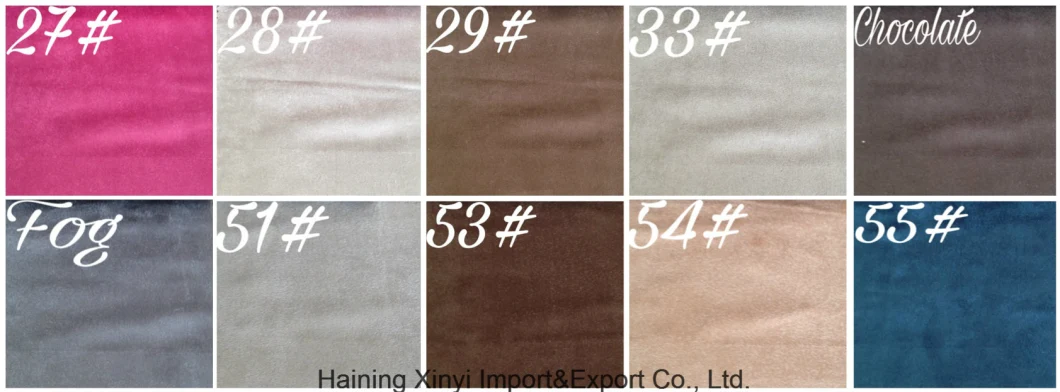 Printed Knitting Suede Fabric Cheap Sales Promotion for Garments and Home Textiles