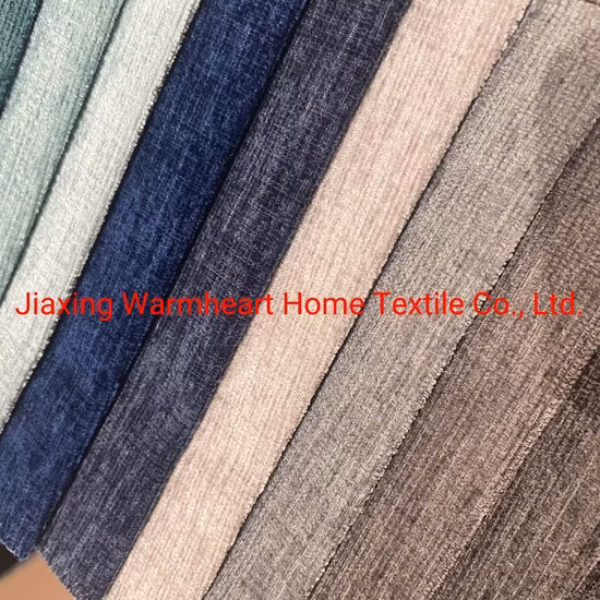 Polyester Chenille Fabric for Furniture Sofa Bedding Upholstery Fabric (WH209)