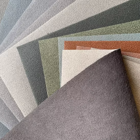 100% ポリエステル グリッター スエード ソフト タッチ生地ソファ家具材料