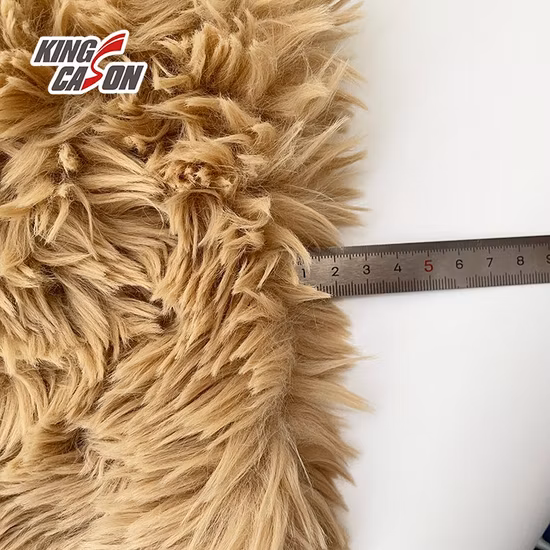 おもちゃ用の7mm KingcasonパターンにマッチするブロンズカラーのPVフリース生地